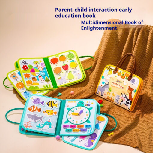 Portable Early Education Tear-proof Hand Cloth Book Toy