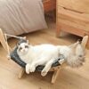 Creative Solid Wood Hanging Cat Hammock Nest Pad