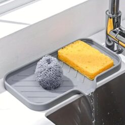 Multifunctional Silicone Kitchen Water Draining Sink Tray