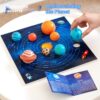 Montessori Solar System Planets Puzzle Educational Toy