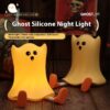 Multifunction Silicone Ghost Soothing Night Light Lamp