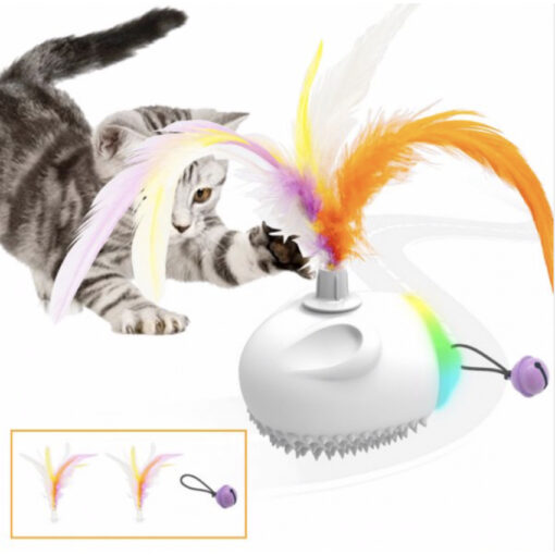 Interactive Smart Battery Operated Cat Sensor Feather Toy