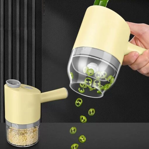 Portable Electric Wireless Handheld Garlic Grinder