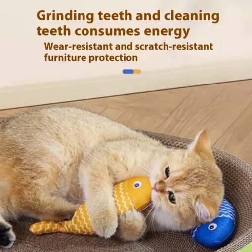 Interactive Cat Boredom Consume Energy Grind Teeth Toy