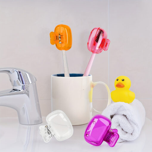 Portable Toothbrush Protective Clip Cap Cover