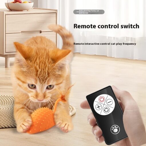 Remote Control Smart Charging Silicone Mouse Cat Toy