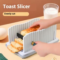 Multifunctional Adjustable Foldable Bread Slicer Tray