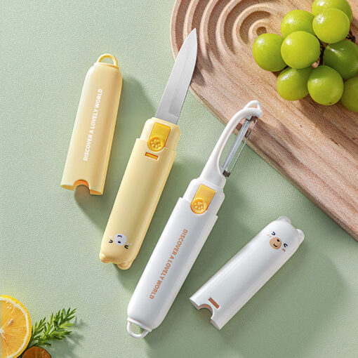 Multifunctional Household Folding Fruit Knife Peeler