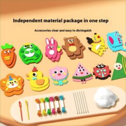 Interactive Non-woven Handmade Pendant DIY Doll Sewing Toy