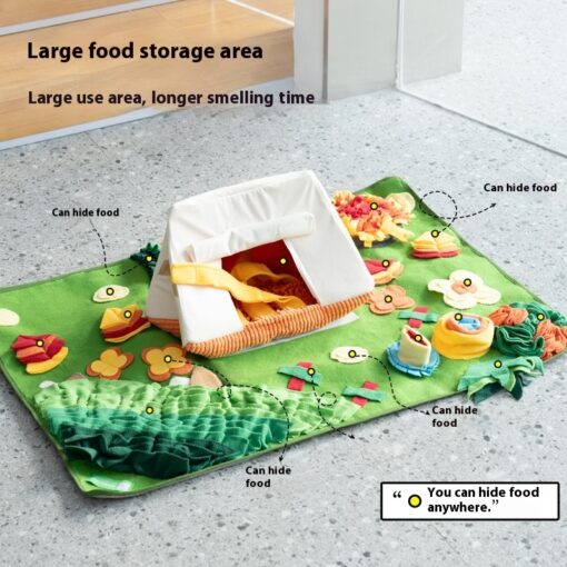 Interactive Dog Sniffing Food Hiding Food Blanket Mat