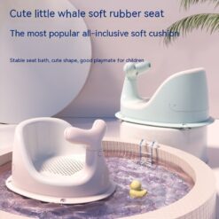 Non-Toxic Drop-resistant Whale Shape Baby Bath Shower Seat