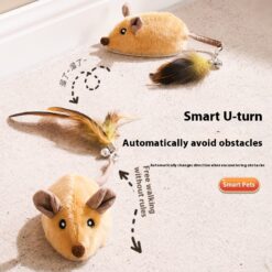 Interactive Intelligent Simulation Mouse Cat Teaser Toy