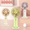 Portable Cartoon Handheld Mini USB Rechargeable Fan