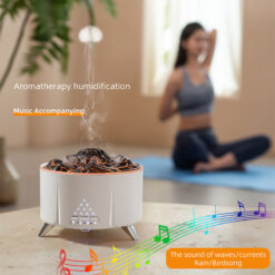 Portable Simulated Volcanic Crack Aromatherapy Air Humidifier