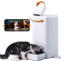 Automatic Camera Timed Pet Food Feeder Dispenser