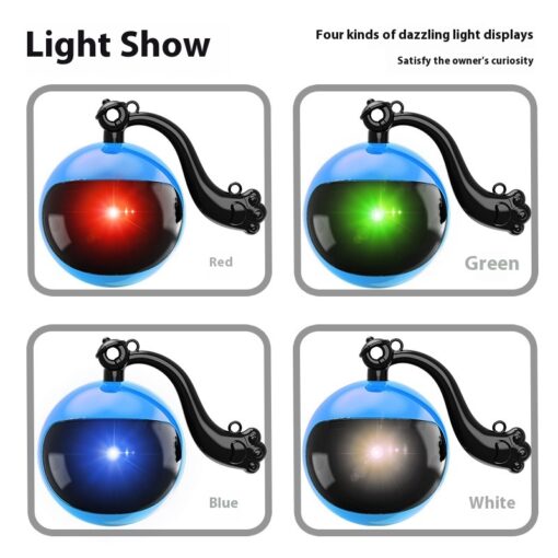 Creative Rotating Cat Teasing Ball Light Sound Effect Self-Hi Toy - Image 4