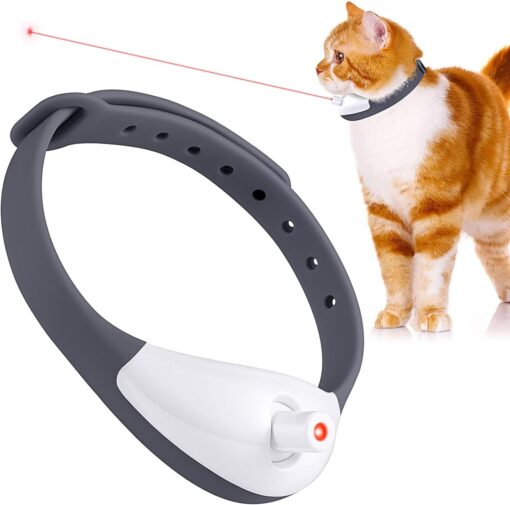 Automatic Wearable Collar Cat LED Light Laser Toy