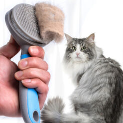 Stainless Steel Needle Pet Hair Remover Shedding Brush