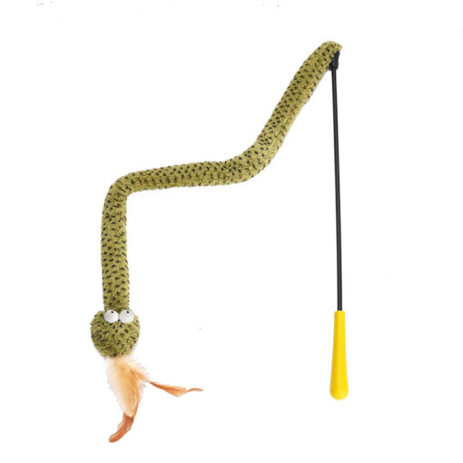 Long Snake Body Self-hi Teasing Stick Cat Toy