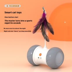 Smart Electric Funny Cat Automatic Roller Tumbler Sounding Toy