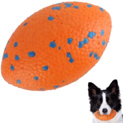 Interactive Bite-resistant Bouncy Rugby Ball Chew Toy