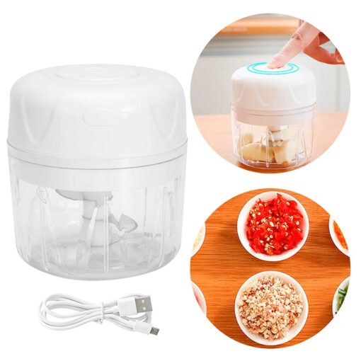 Portable Mini Electric USB Fruit Processor Garlic Crusher