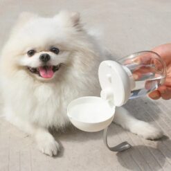 Portable Pet Water Bottle Outdoor Drinking Cup Bowl