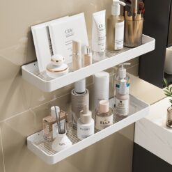 Punch-free Acrylic Toilet Bathroom Storage Rack