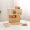 Interactive Wooden Children's Simulation Coffee Machine Toy