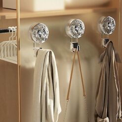 Multi-purpose Strong Suction Cup Clear Shower Hook