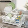 Multifunctional Kitchen Double-layer Dish Drainer Rack