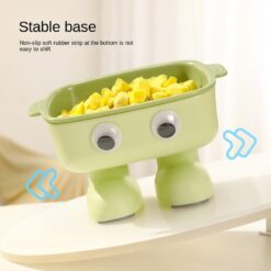 Creative Elevated Cat Tilted Robot Shape Water Bowl