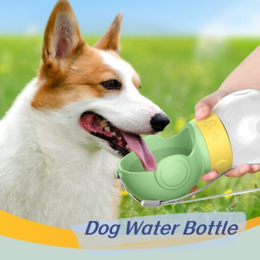 Portable Leak Proof Pet Food Water Bottle Drinker Bowl