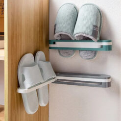 Creative Wall-mounted Bathroom Shoe Slipper Rack