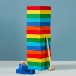 Wooden Stacking Children's Board Building Blocks Game Toy